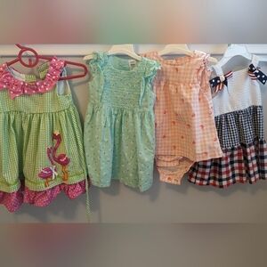 Toddler Spring/Summer Dresses and Cardigan Bundle (18m)